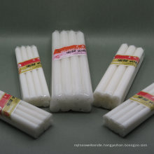 China Candle Making Decorative Spiritual White Plain Candle with Cellphane Pack